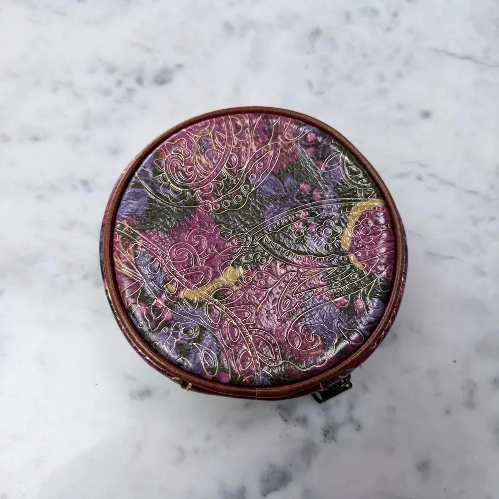Patricia Nash Diamante Leather Jewelry Case